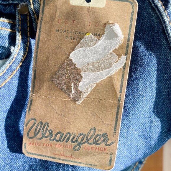 NWT Wrangler Mid Rise Regular Fit Straight Leg Mens jeans 36/34 - Picture 8 of 9